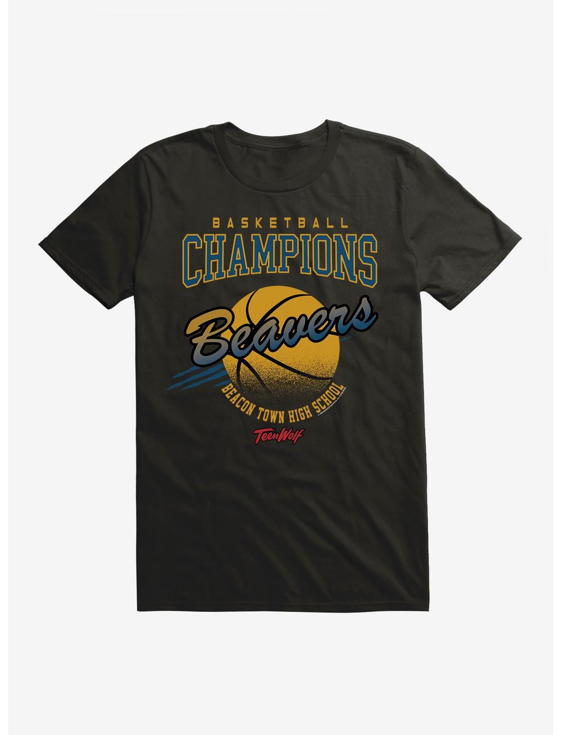 Teen Wolf Basketball Champions T-Shirt, BLACK, hi-res