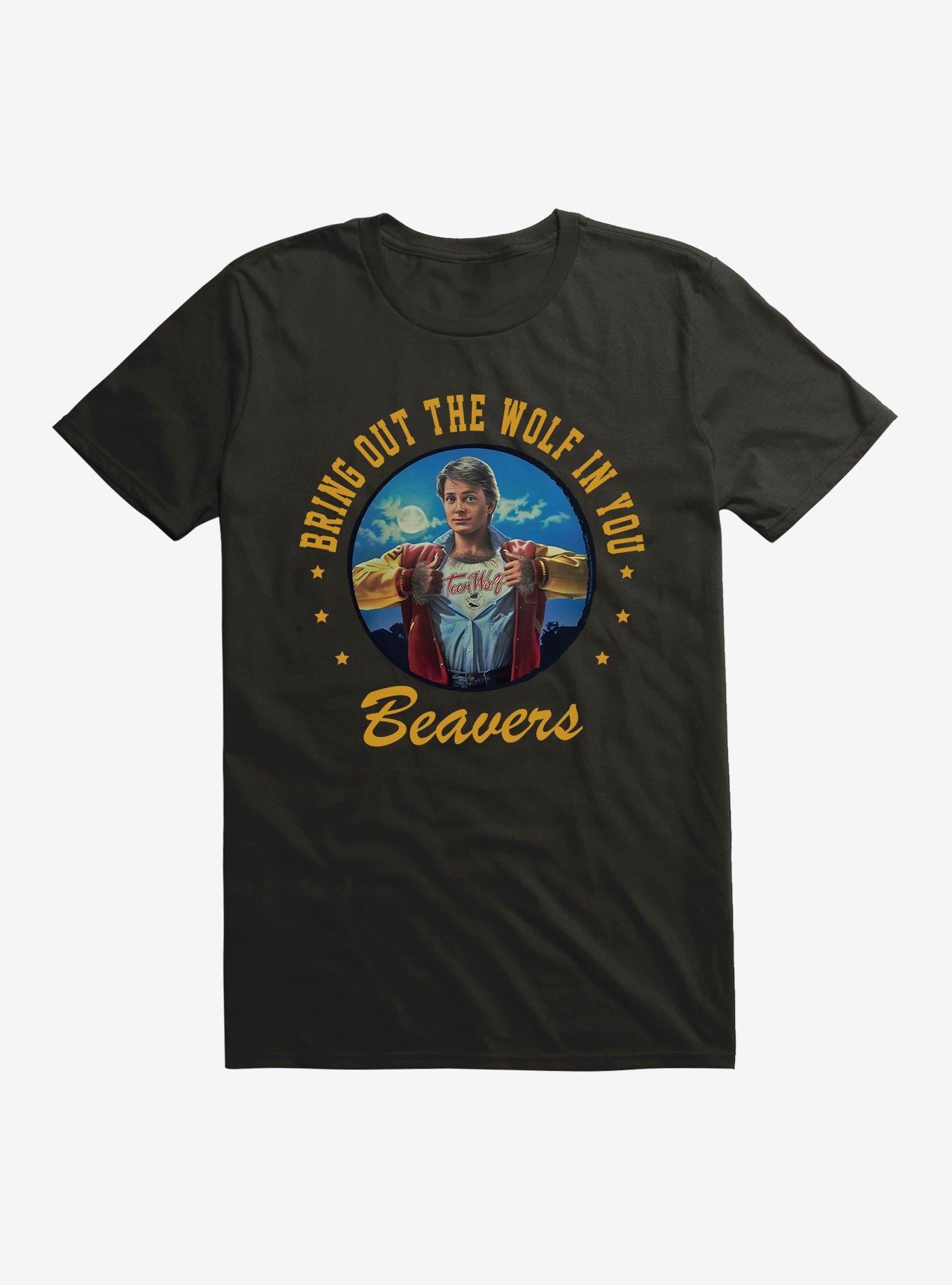Teen Wolf Bring Out The Wolf  T-Shirt, BLACK, hi-res