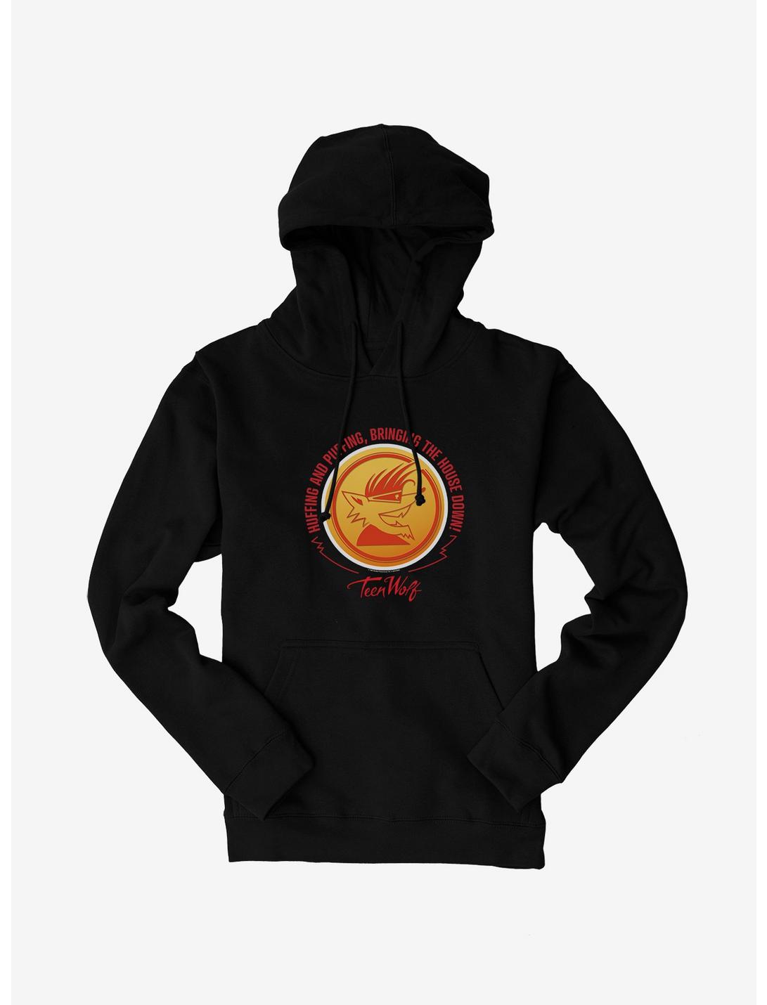 Teen Wolf Huffing And Puffing Hoodie, BLACK, hi-res