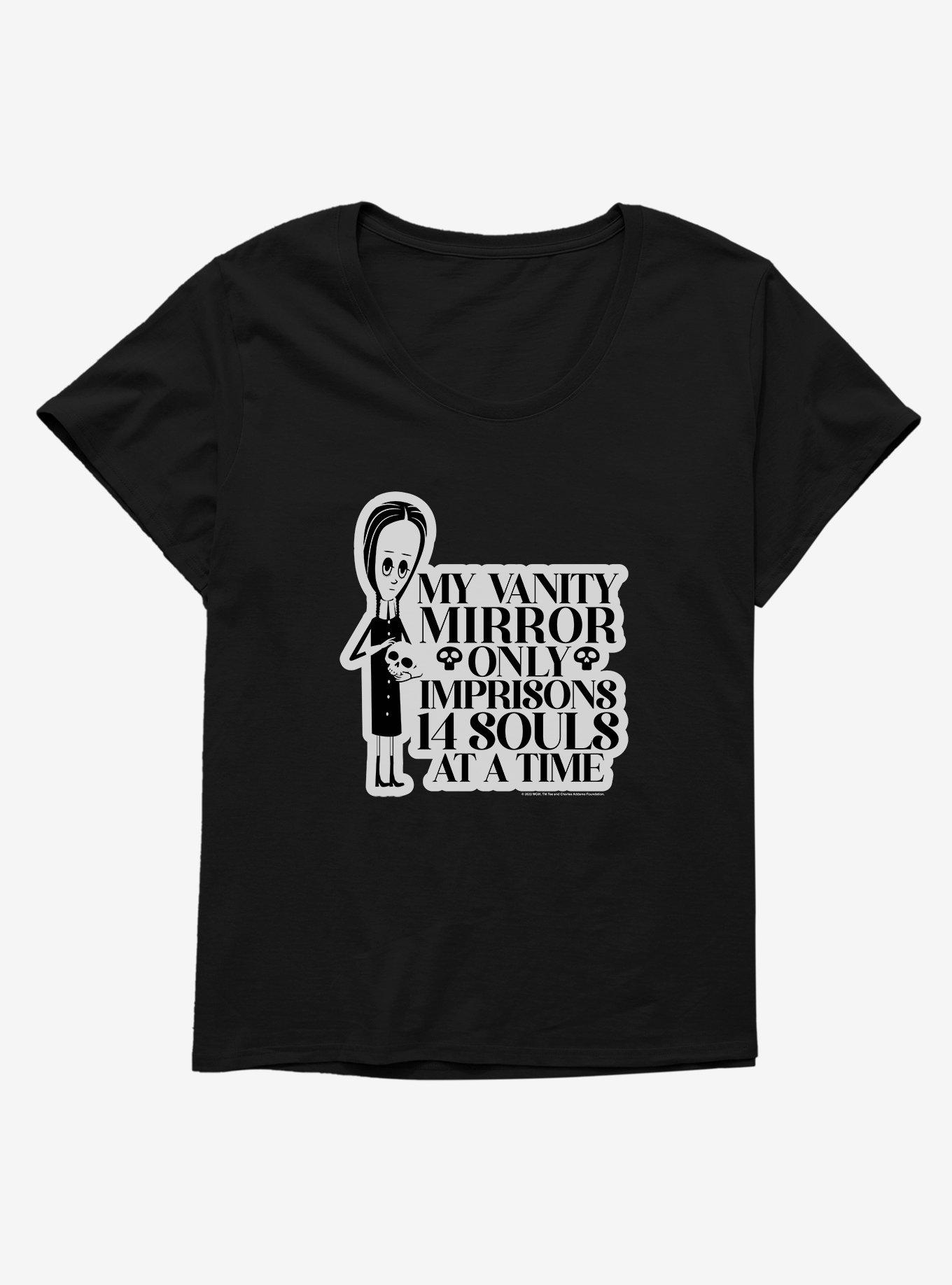 Addams Family Movie 14 Souls At A Time Girls T-Shirt Plus Size, BLACK, hi-res