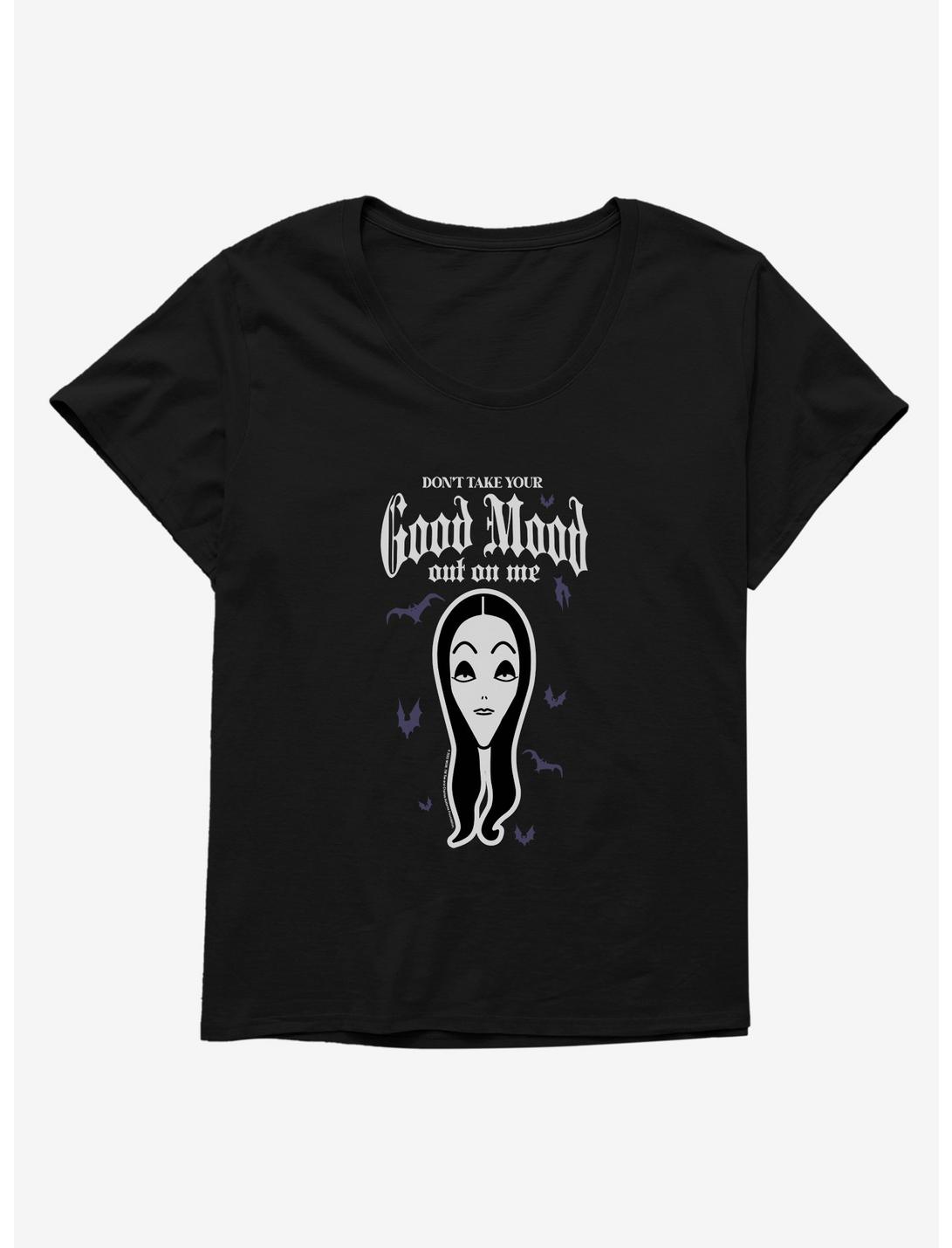 Addams Family Movie Good Mood Girls T-Shirt Plus Size, BLACK, hi-res