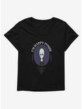 Addams Family Movie I'm Happy Inside Girls T-Shirt Plus Size, BLACK, hi-res