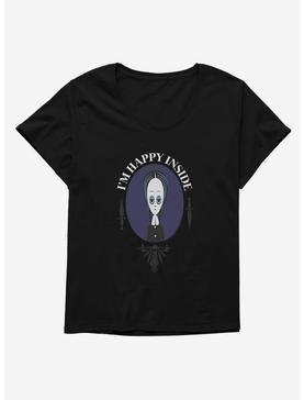 Addams Family Movie I'm Happy Inside Girls T-Shirt Plus Size, , hi-res
