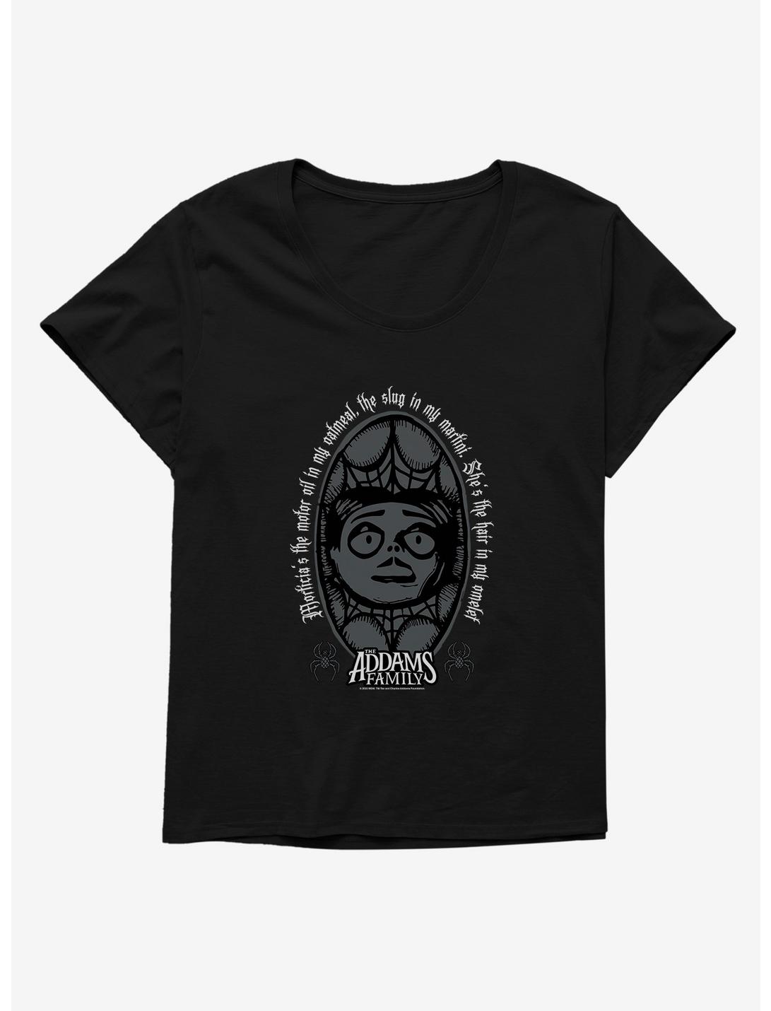 Addams Family Movie Slug In My Martini Girls T-Shirt Plus Size, BLACK, hi-res