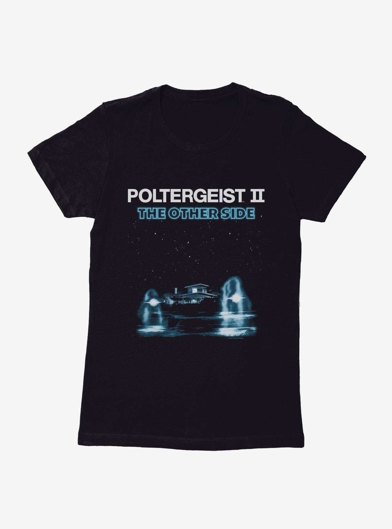 Poltergeist II Movie Poster Womens T-Shirt, BLACK, hi-res