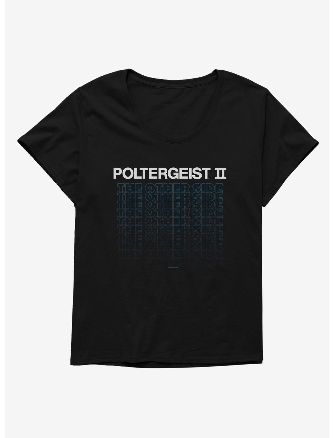 Poltergeist II The Other Side Womens T-Shirt Plus Size, BLACK, hi-res