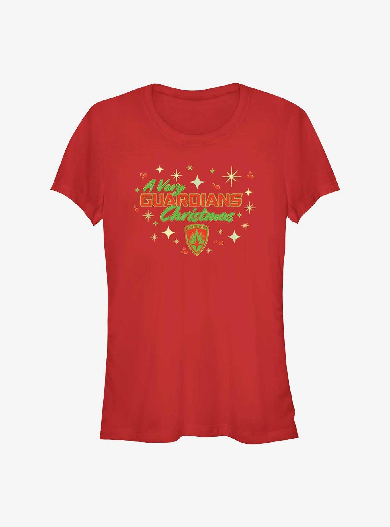 Marvel Guardians of the Galaxy Holiday Special A Very Guardians Christmas Girls T-Shirt, , hi-res