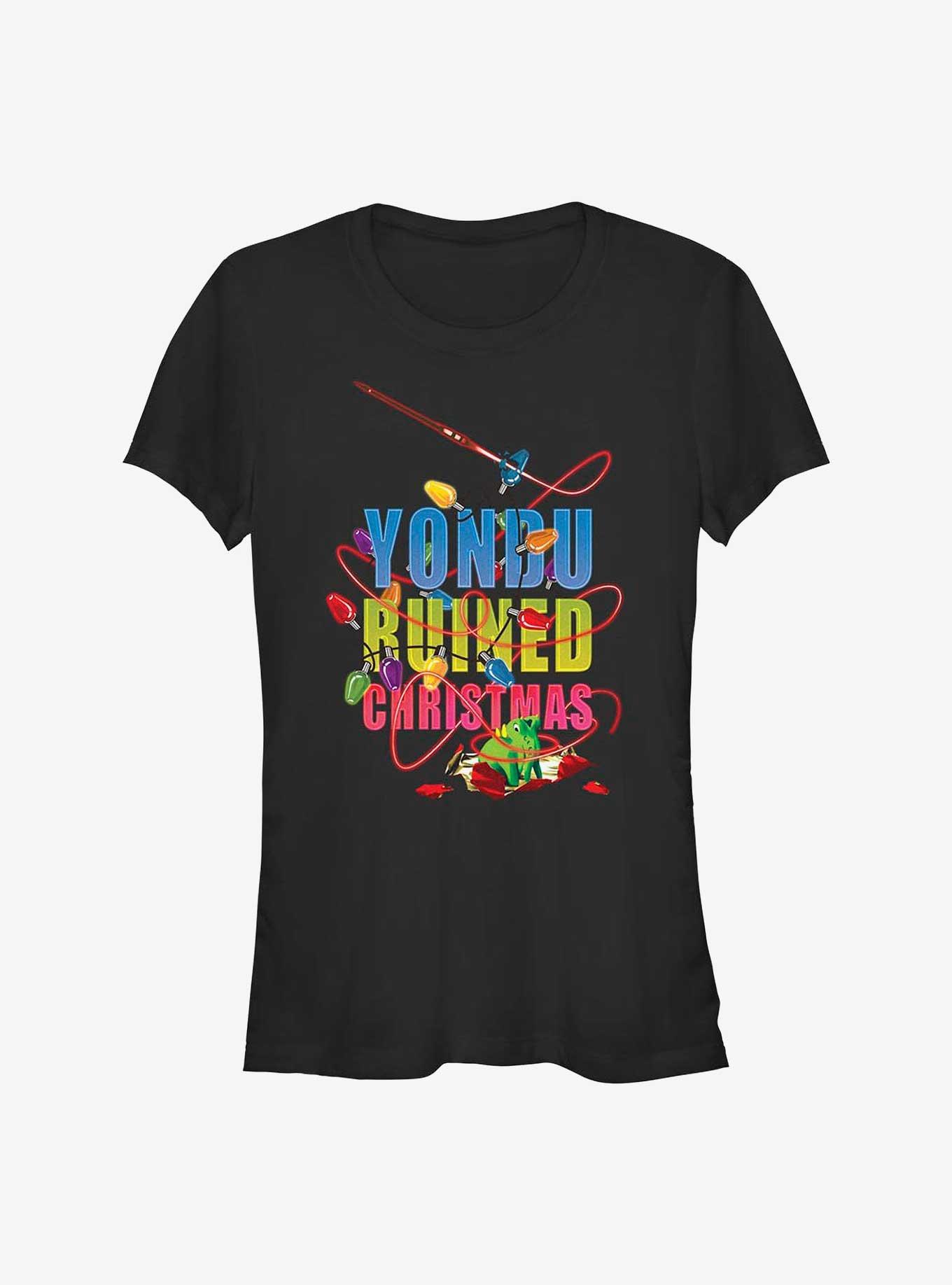 Marvel Guardians of the Galaxy Holiday Special Yondu Ruined Christmas Girls T-Shirt