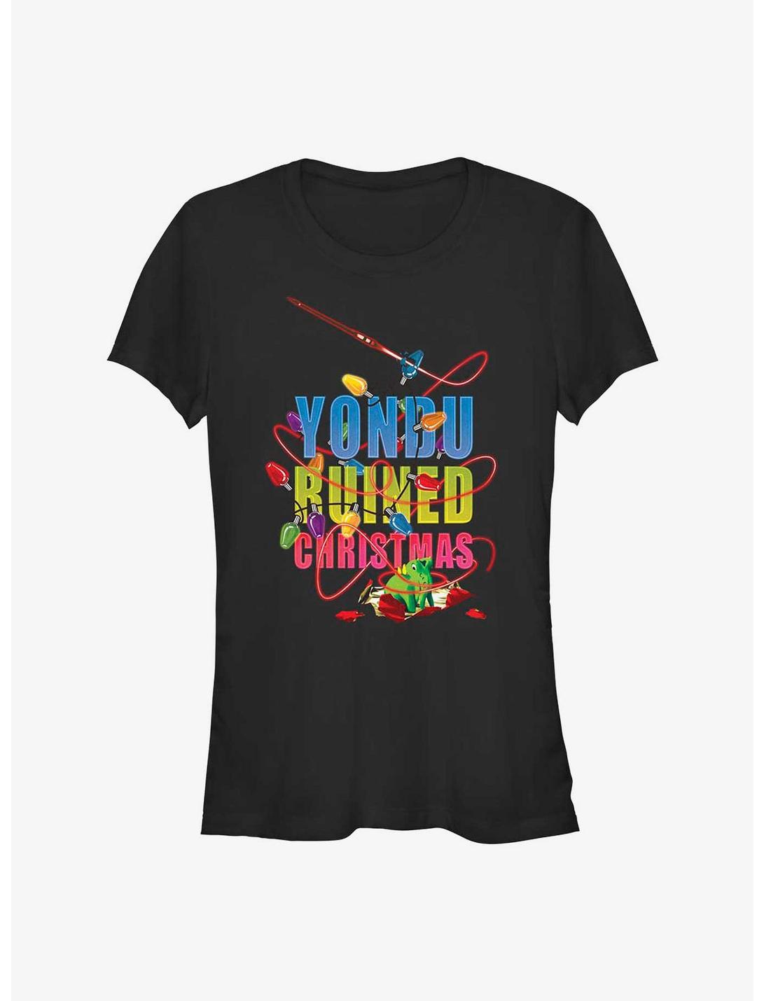 Marvel Guardians of the Galaxy Holiday Special Yondu Ruined Christmas Girls T-Shirt, BLACK, hi-res