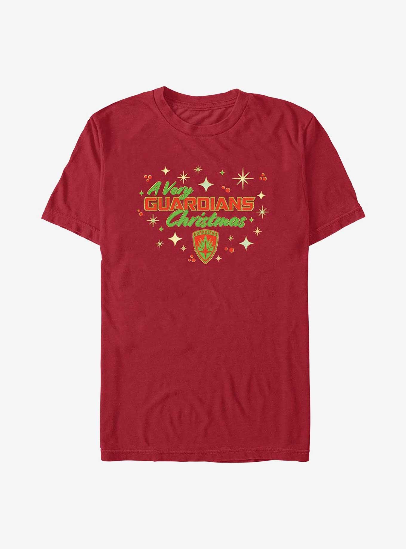 Marvel Guardians of the Galaxy Holiday Special A Very Guardians Christmas T-Shirt, CARDINAL, hi-res