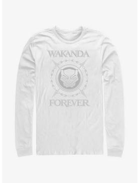 Marvel Black Panther: Wakanda Forever Crossed Spears Logo Long-Sleeve T-Shirt, , hi-res
