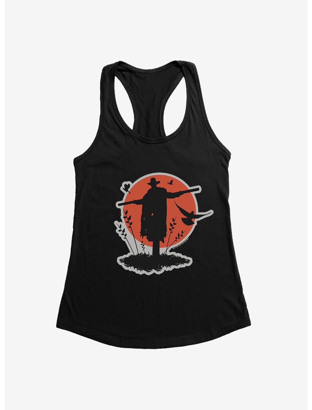 Jeepers Creepers Scarecrow Moon Girls Tank, BLACK, hi-res
