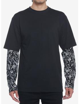 Mushroom Twofer Long-Sleeve T-Shirt, , hi-res