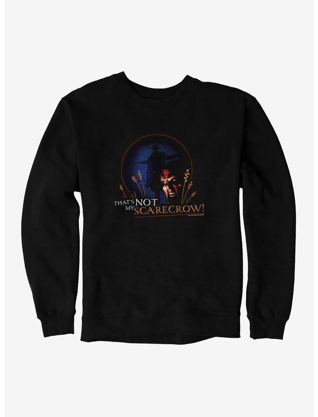Jeepers Creepers That's Not My Scarecrow Sweatshirt, BLACK, hi-res