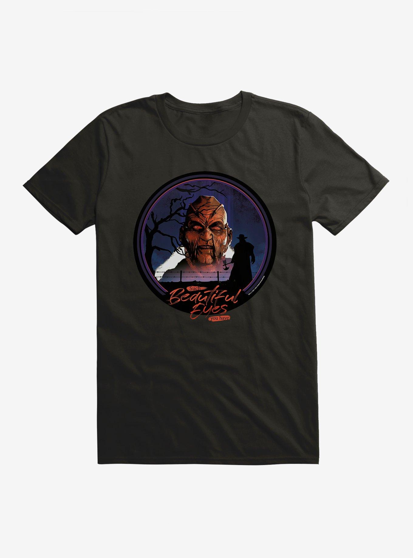 Jeepers Creepers Such Beautiful Eyes T-Shirt, BLACK, hi-res