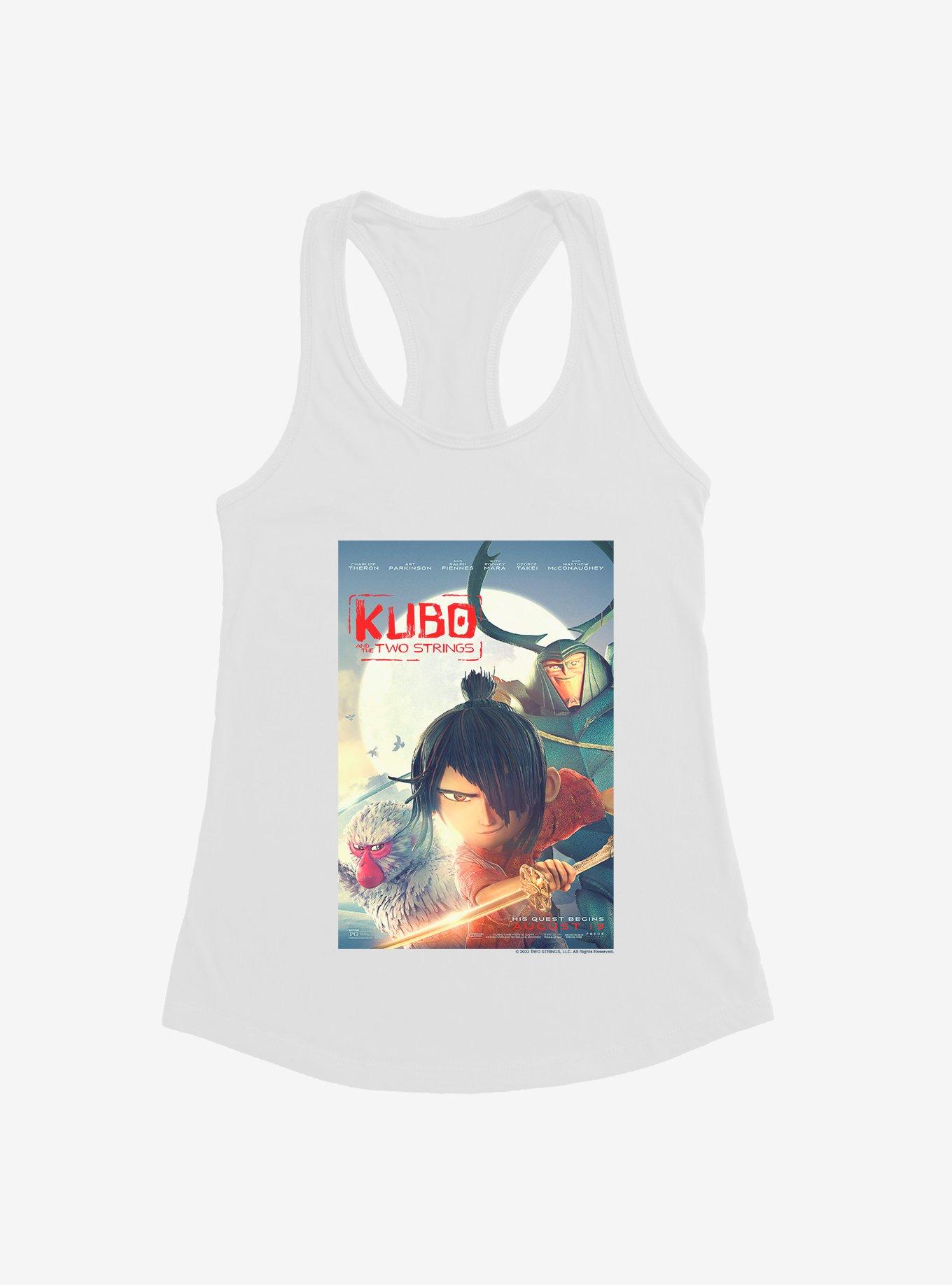 Kubo And The Two Strings Poster Girls Tank, WHITE, hi-res