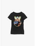 WWE Andre The Giant, Big Boss Man & Bam Bam Bigelow Youth Girls T-Shirt, PINK, hi-res