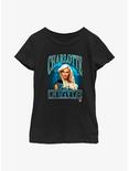 WWE Charlotte Flair Youth Girls T-Shirt, BLACK, hi-res