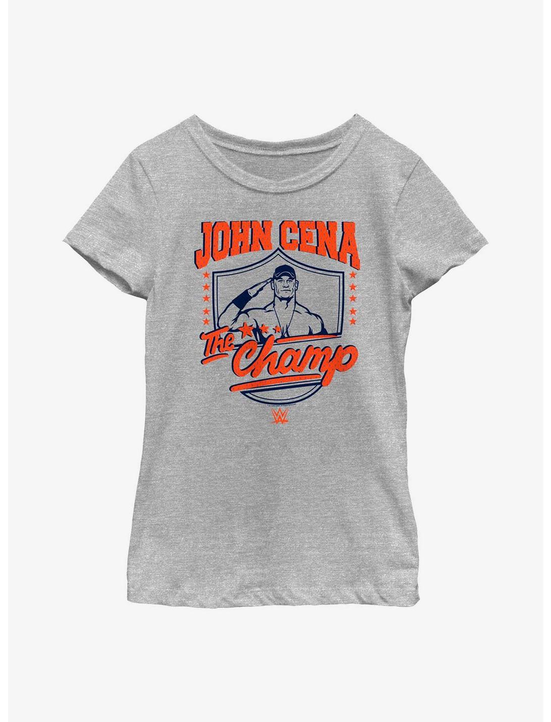 WWE John Cena The Champ Youth Girls T-Shirt, ATH HTR, hi-res