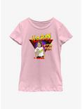 WWE Hot Rod Roddy Piper Youth Girls T-Shirt, PINK, hi-res