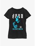 WWE John Cena You Can't See Me Youth Girls T-Shirt, BLACK, hi-res