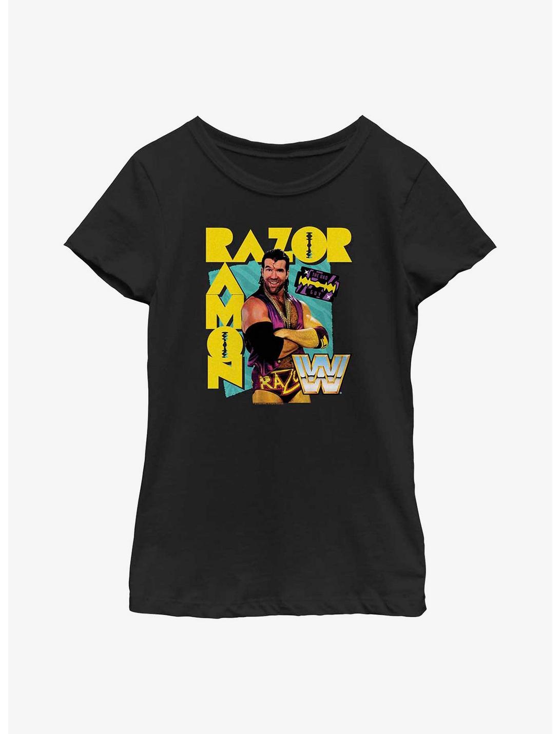 WWE Razor Ramon Scott Hall Youth Girls T-Shirt, BLACK, hi-res