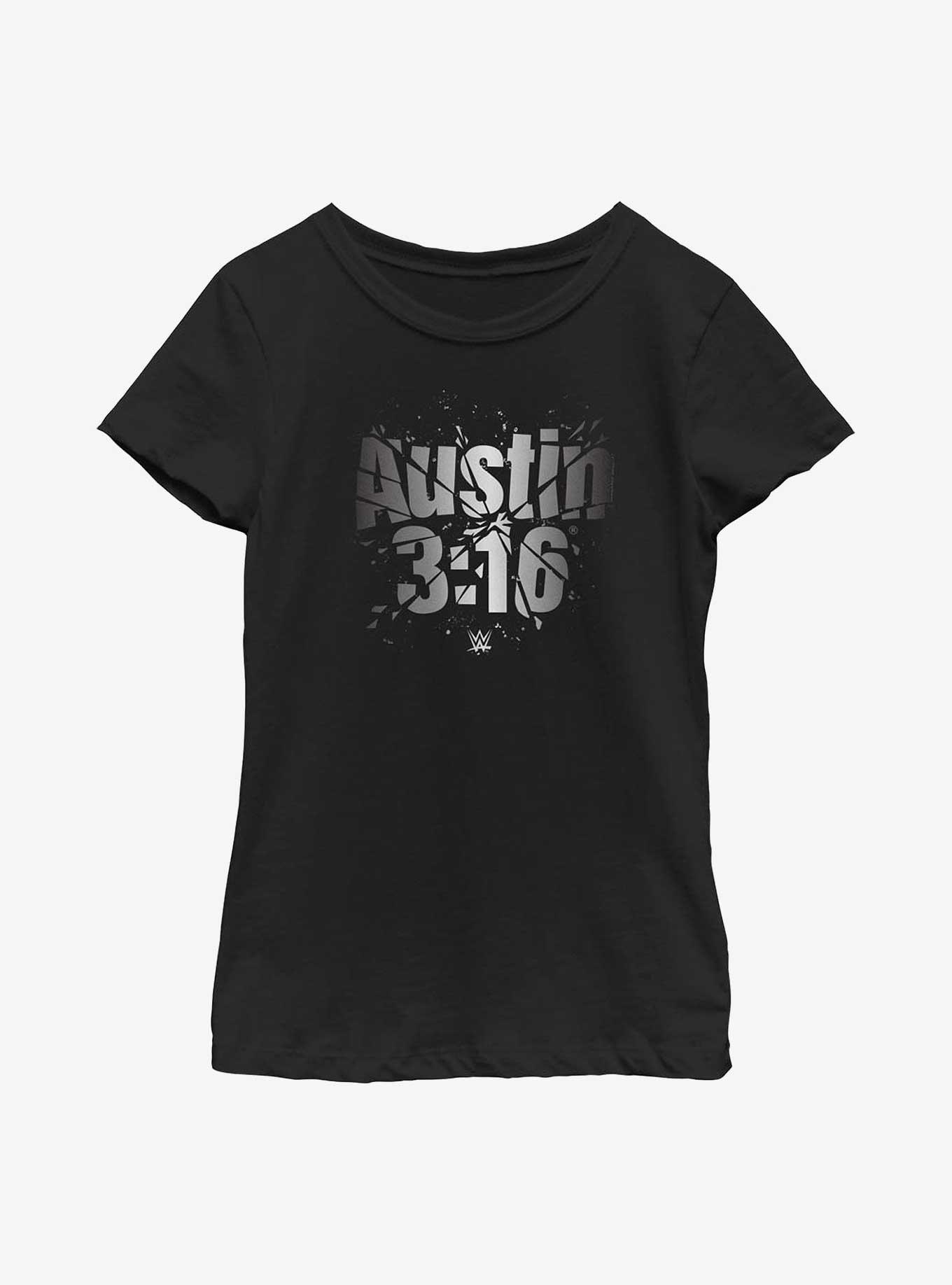 WWE Stone Cold Steve Austin 3:16 Logo Youth Girls T-Shirt, , hi-res