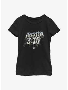 WWE Stone Cold Steve Austin 3:16 Shattered Logo Youth Girls T-Shirt, , hi-res