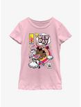 WWE The New Day Power Of Positivity Youth Girls T-Shirt, PINK, hi-res