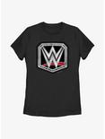 WWE Belt Logo Womens T-Shirt, BLACK, hi-res
