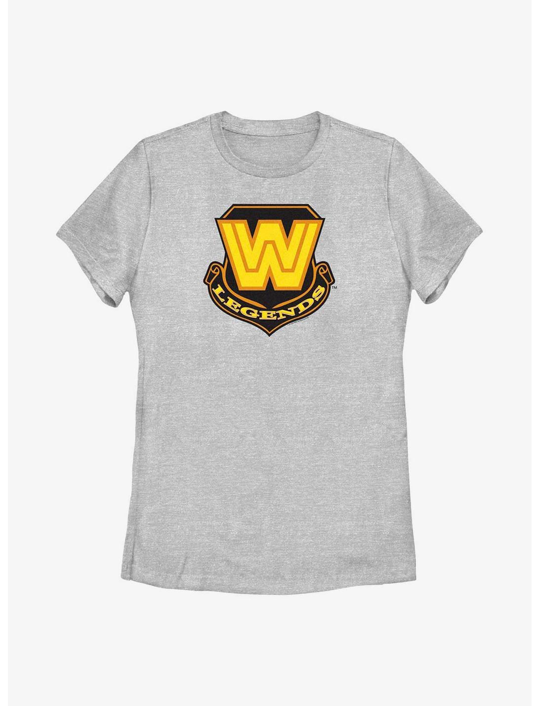 WWE Classic Logo Legends Womens T-Shirt, ATH HTR, hi-res
