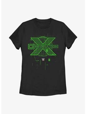 WWE D-Generation X Green Logo Womens T-Shirt, , hi-res