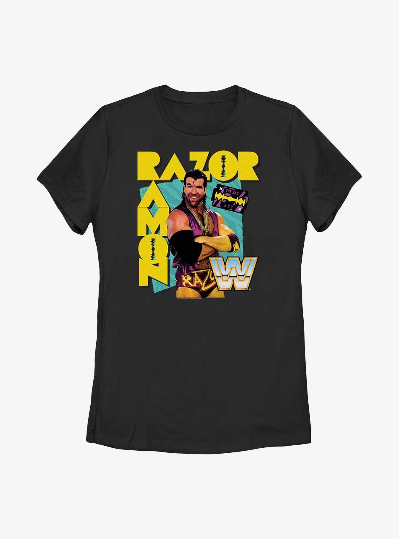 WWE Razor Ramon Scott Hall Womens T-Shirt, BLACK, hi-res