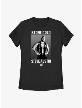 WWE Stone Cold Steve Austin Black & White Photo Womens T-Shirt, , hi-res