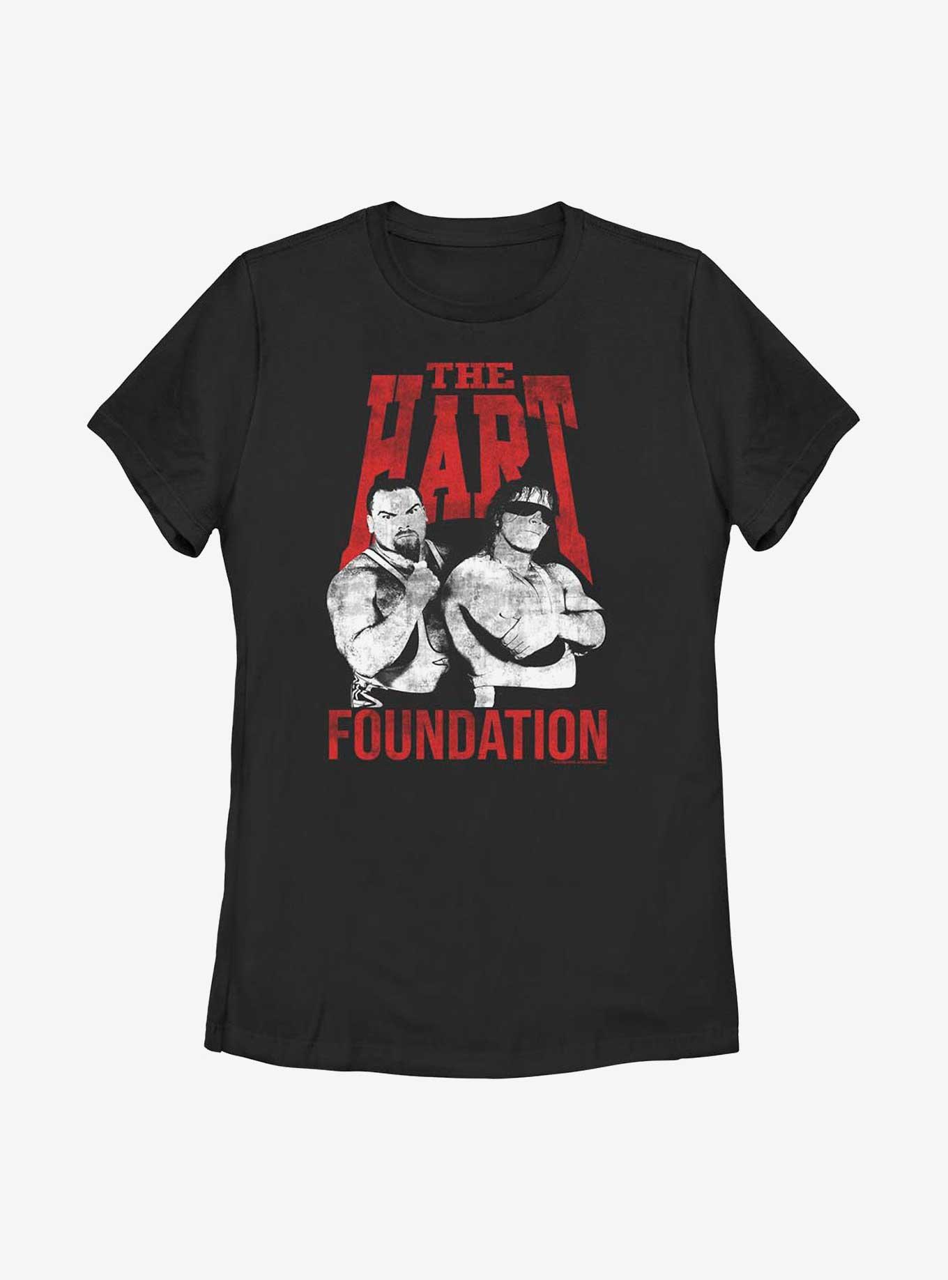WWE The Hart Foundation Womens T-Shirt, BLACK, hi-res