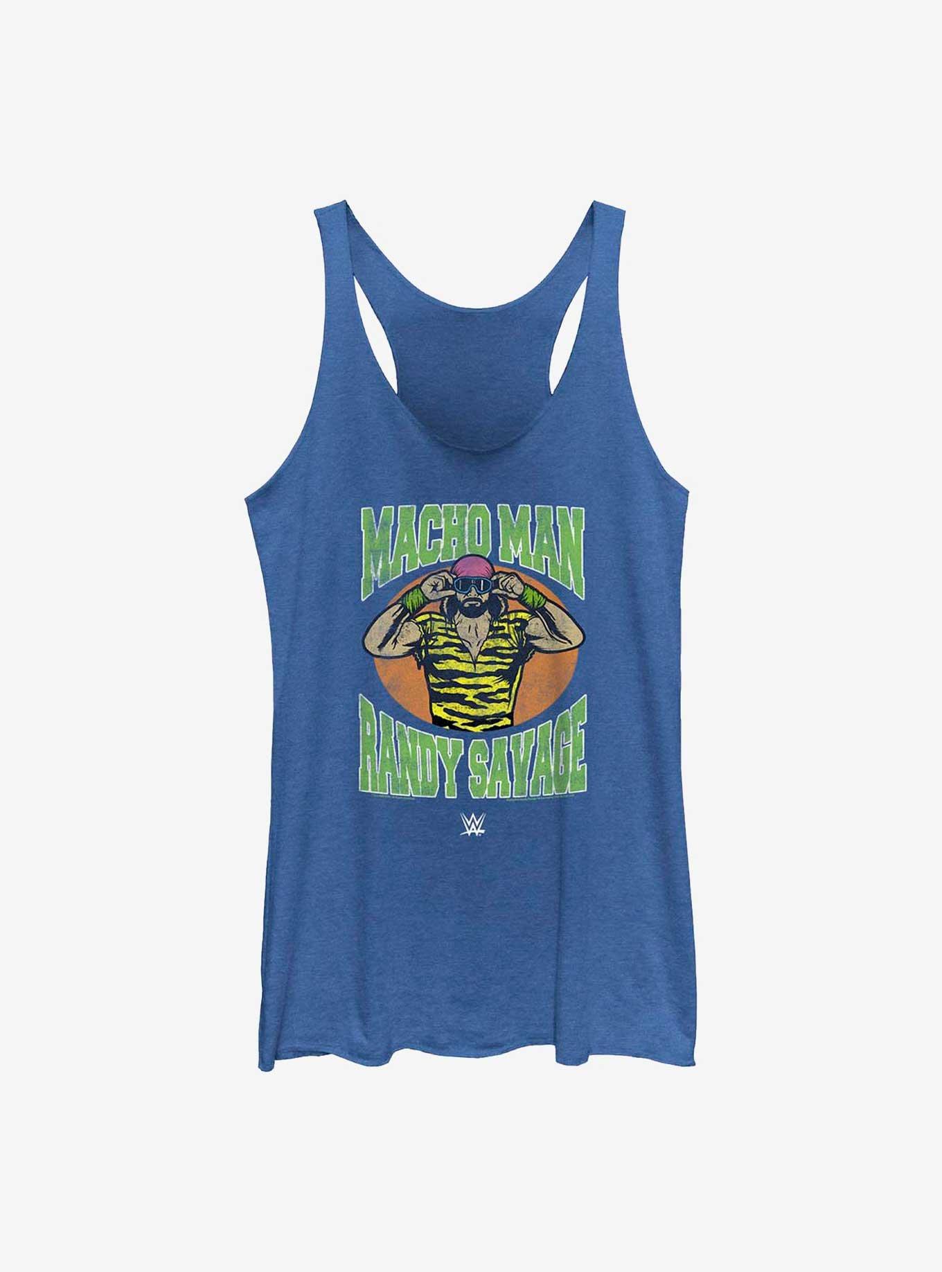 WWE Macho Man Randy Savage Retro IconWomens Tank Top, ROY HTR, hi-res