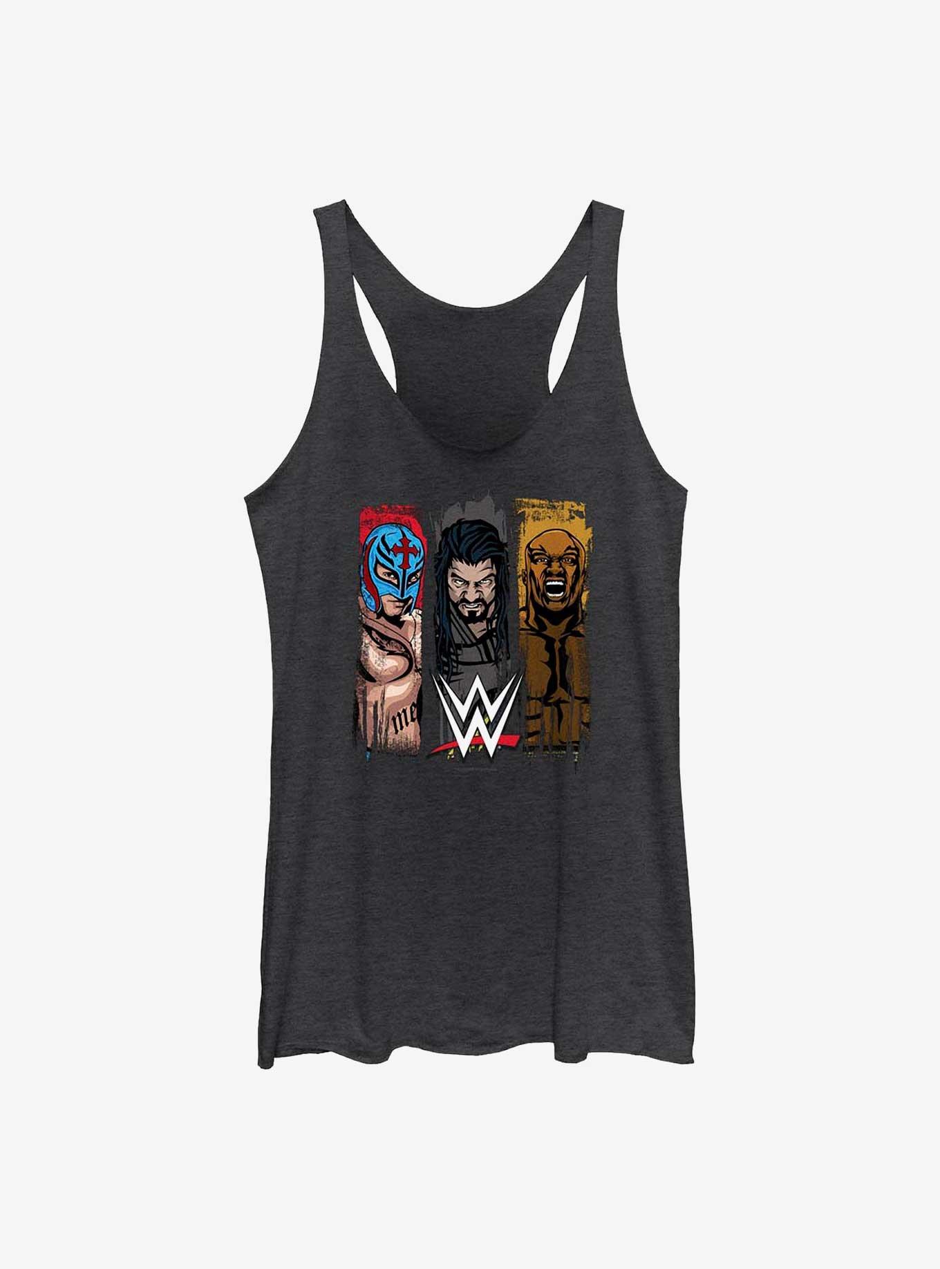 WWE Rey Mysterio, Roman Reigns & Bobby Lashley Womens Tank Top, , hi-res