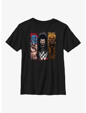 WWE Rey Mysterio, Roman Reigns & Bobby Lashley Youth T-Shirt, , hi-res