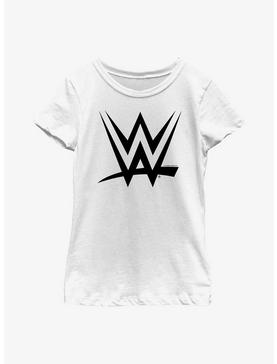 WWE Black Logo Youth Girls T-Shirt, , hi-res