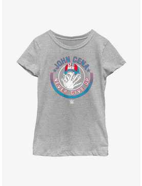 WWE John Cena Never Give Up Icon Youth Girls T-Shirt, , hi-res