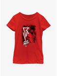 WWE Finn Balor Youth Girls T-Shirt, RED, hi-res