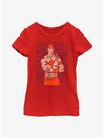 WWE John Cena Motto Youth Girls T-Shirt, RED, hi-res