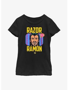 WWE Razor Ramon Scott Hall Retro Youth Girls T-Shirt, , hi-res