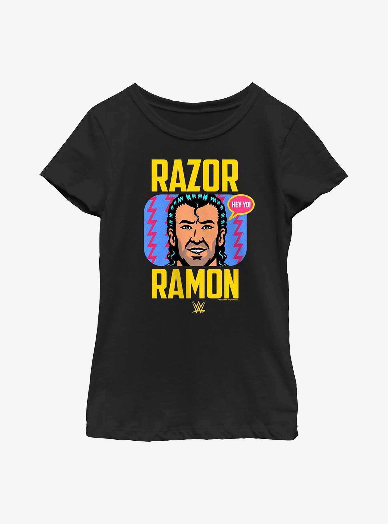 WWE Razor Ramon Scott Hall Retro Youth Girls T-Shirt, , hi-res