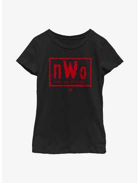 WWE nWo New World Order Logo Youth Girls T-Shirt, , hi-res