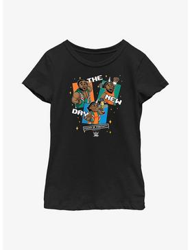 WWE The New Day 8-Bit Youth Girls T-Shirt, , hi-res
