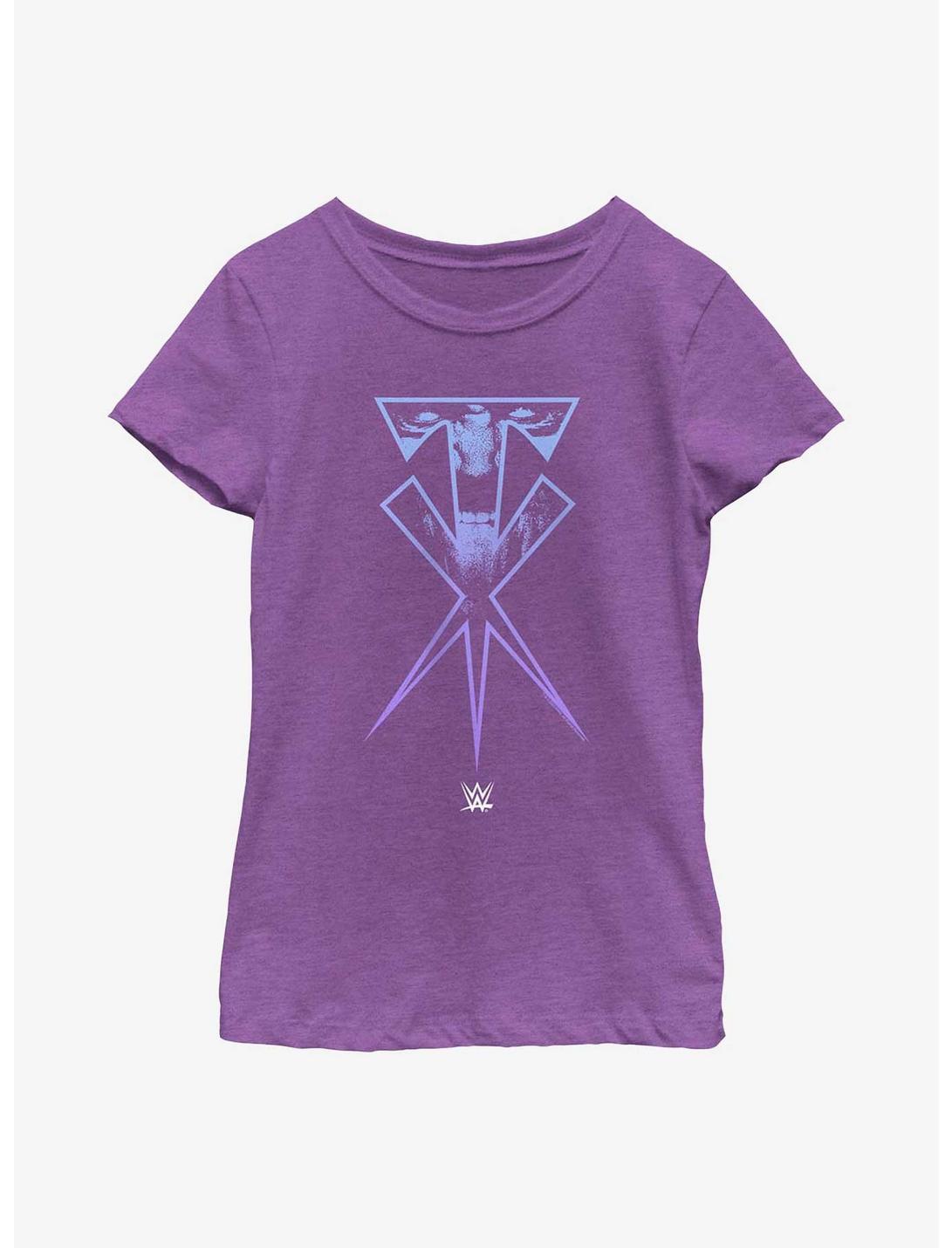 WWE The Undertaker Emblem Youth Girls T-Shirt, PURPLE BERRY, hi-res