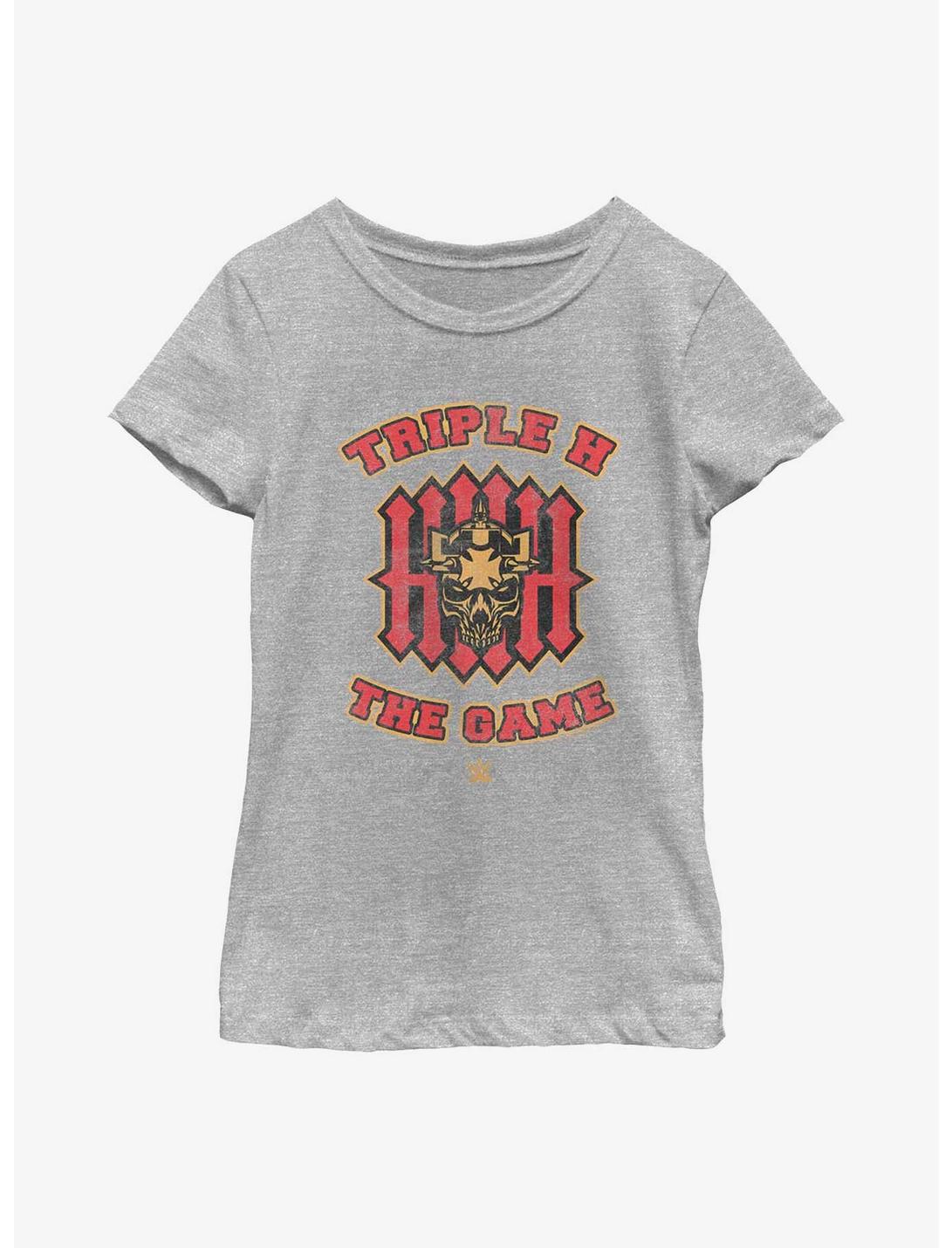WWE Triple H The Game Youth Girls T-Shirt, ATH HTR, hi-res