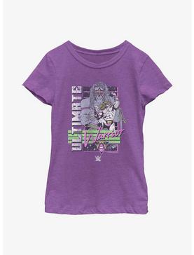 WWE Ultimate Warrior Poster Youth Girls T-Shirt, , hi-res