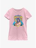 WWE Ultimate Warrior Triangle Logo Youth Girls T-Shirt, PINK, hi-res